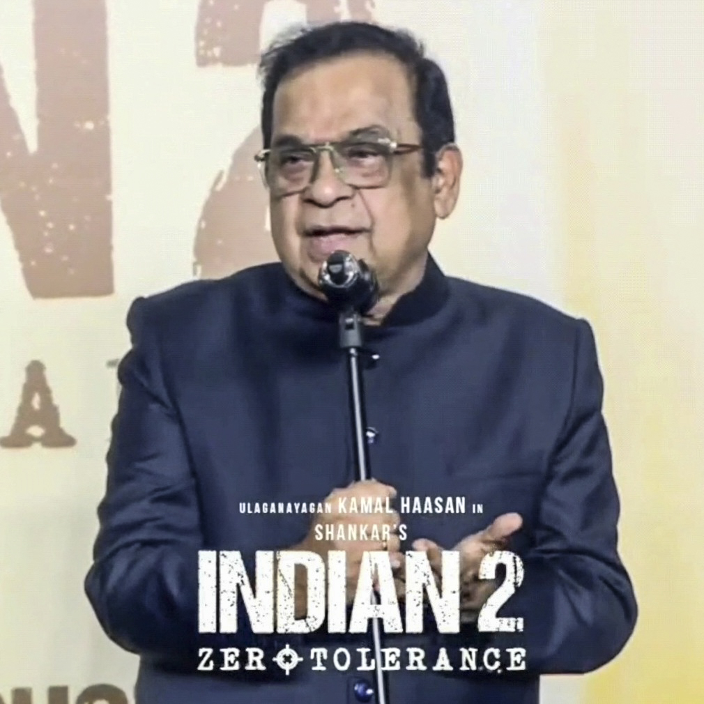 Brahmanandam at Indian 2 Audio Launch